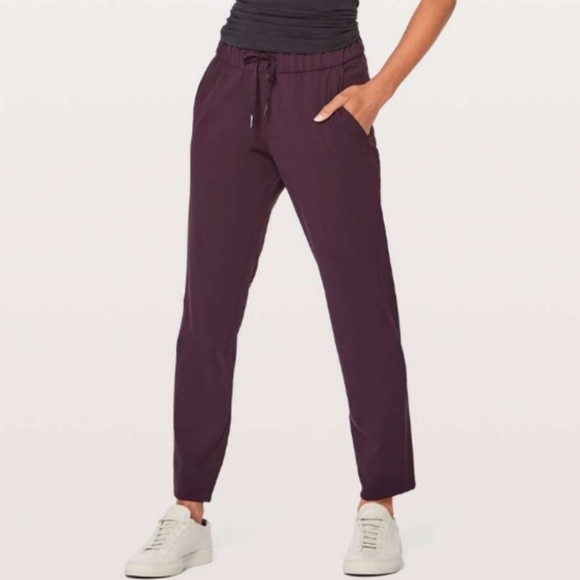 lululemon athletica Pants - Lululemon On The Fly Luxtreme Pant in Black Cherry